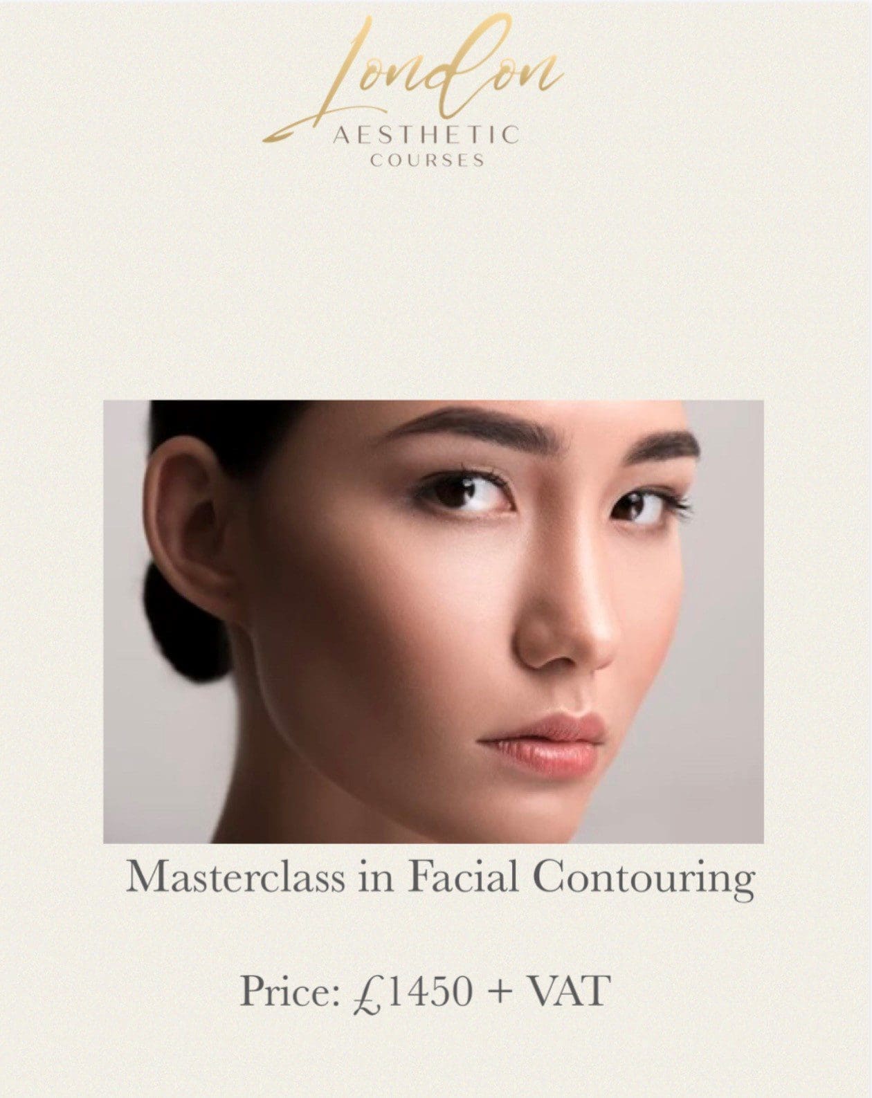 Masterclass in facial contouring London Aesthetic Courses