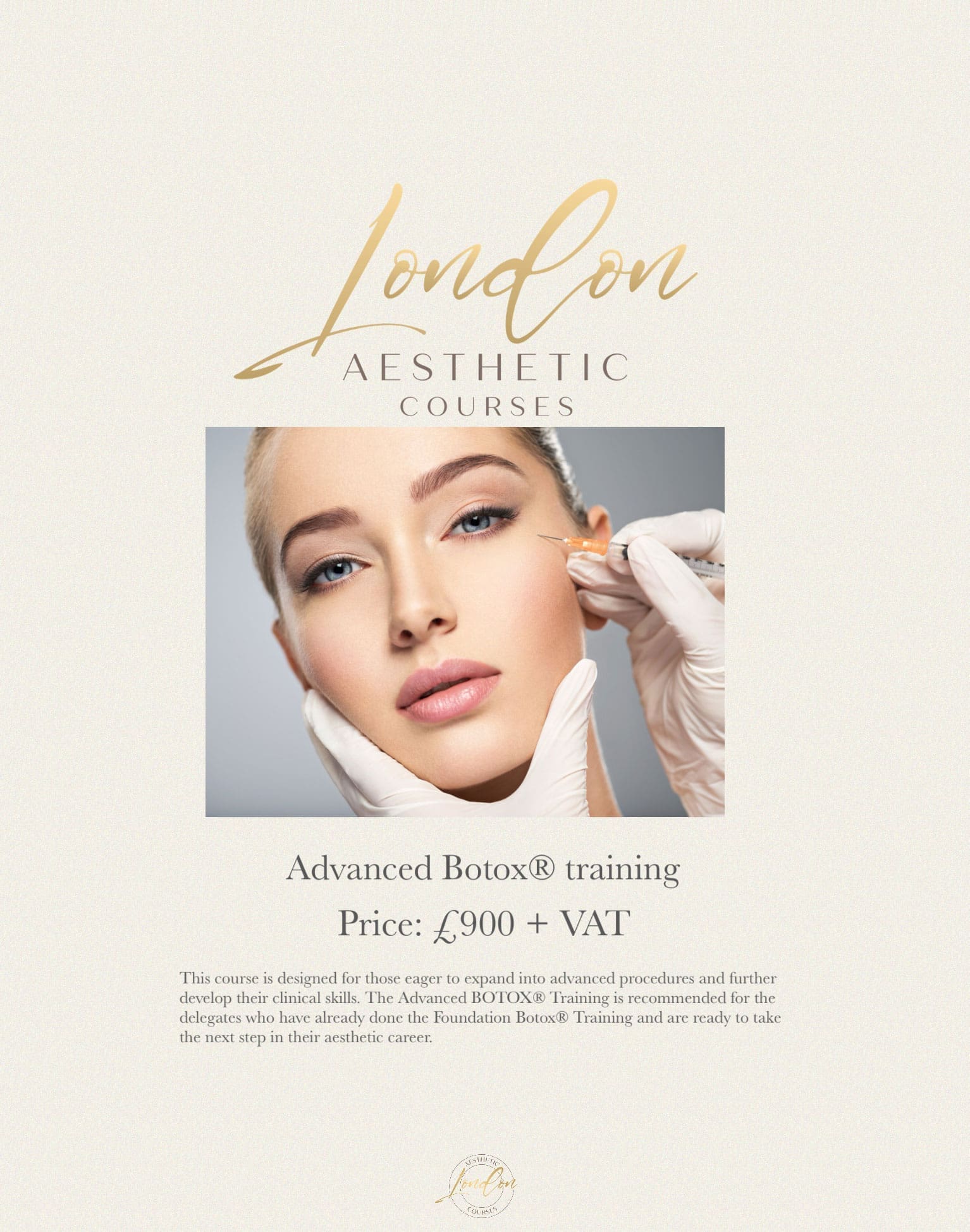 Advanced Botox® Training | London Aesthetic Courses